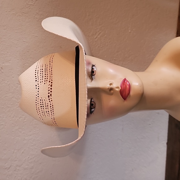 Justin off-white Western Hat - Picture 1 of 10